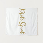 おシンプル名前の追加文字bridesmaidギフト タペストリー (正面(横))