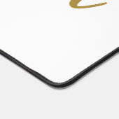 おシンプル名前の追加文字bridesmaidギフト デスクマット (コーナー)