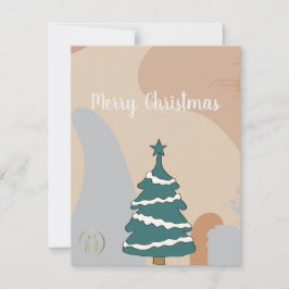 おシンプル客エレガントモダン様のクリスマスカード ノートカード