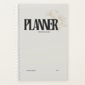 おシンプル客様の日のプランナー素晴らし プランナー手帳 (正面)
