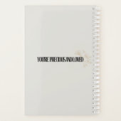 おシンプル客様の日のプランナー素晴らし プランナー手帳 (裏面)