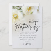 おシンプル母さモダンんカード花 シーズンカード (正面)