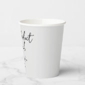 おシンプル茶/コーヒーの完璧なブレンド 紙コップ (左)