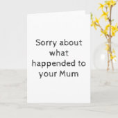 おシンプル見舞いカード カード (黄色い花)