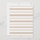 おスイート | クッキー デザート ニュートラル ベビー シャワー 招待状 (裏面)