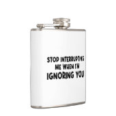 おストップ前を無視する時に邪魔する フラスク (右)