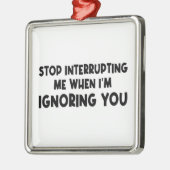 おストップ前を無視する時に邪魔する メタルオーナメント (左)