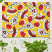 おスペインの土産の数々のキッチンタオル キッチンタオル (折り畳み)