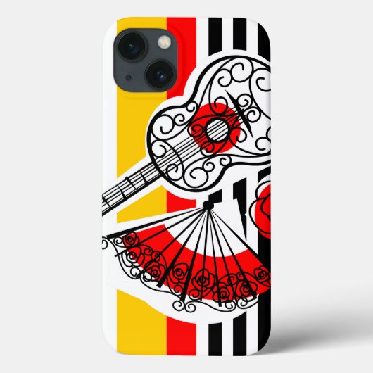 おスペインの土産クラシックストライプ用iPadケース Case-Mate iPhoneケース (裏面)