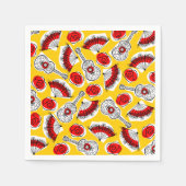 おスペインの土産数々の紙 スタンダードカクテルナプキン (正面)