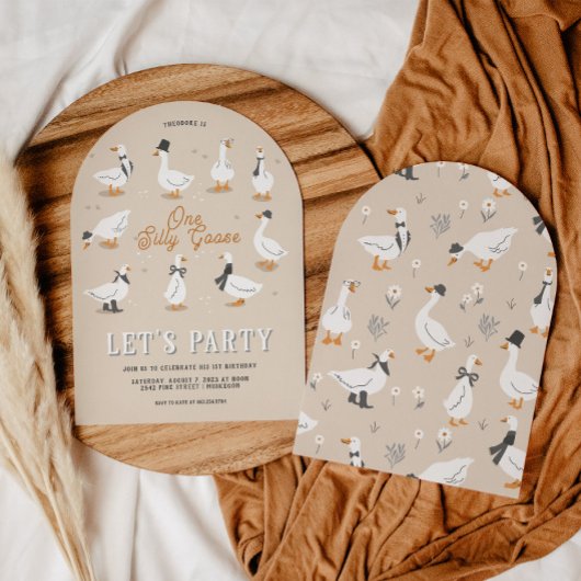 おバカなあひる | １さいのたんじょうびパーティー 招待状