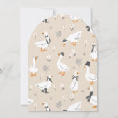 おバカなあひる | １さいのたんじょうびパーティー 招待状 (裏面)