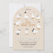 おバカなあひる | １さいのたんじょうびパーティー 招待状 (正面)