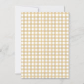 おバカなガチョウの感謝カード 招待状 (裏面)