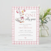 おバカなガールズ 1歳の誕生日パーティー 招待状 (スタンド正面)