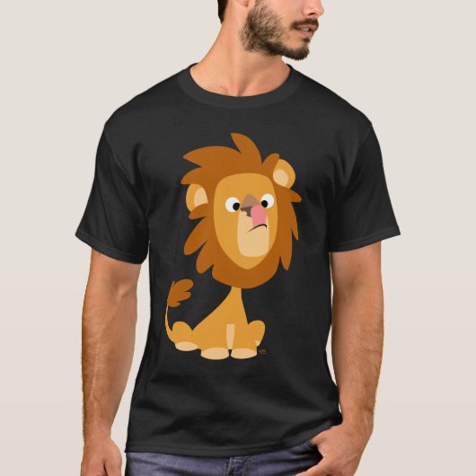 おバカなライオン!の漫画Tシャツ Tシャツ (正面)