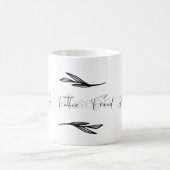 おパーソナライズされたじさんの日 コーヒーマグカップ (中央)