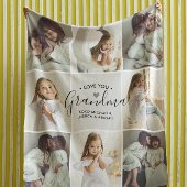 おパーソナライズされたばあちゃんの手書き愛8-Photo シェルパブランケット