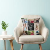 おパーソナライズされたばあちゃんプレゼント9写真 クッション (椅子)