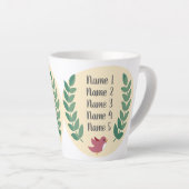 おパーソナライズされたばあちゃん大切みたいな カフェラテマグ (右アングル)