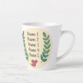 おパーソナライズされたばあちゃん大切みたいな カフェラテマグ (右)