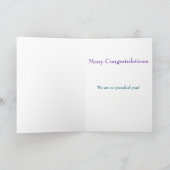 おパーソナライズされためでとう カード (内部)