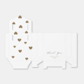 おパーソナライズされたエレガント願い箱 フェイバーボックス (折り畳みなし)