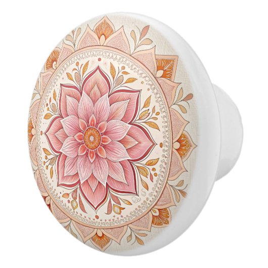 おパーソナライズされた使いのイメージまたはアートのセラミックノブ セラミックノブ (右)