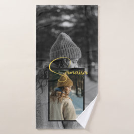 おパーソナライズされた使いの写真/フォトタオル バスタオル