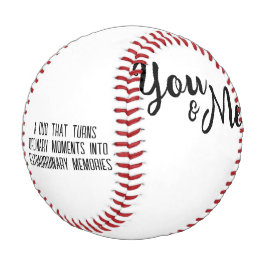 おパーソナライズされた前と私 野球ボール