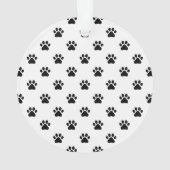 おパーソナライズされた前の愛犬 オーナメント (裏面)