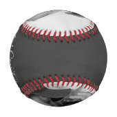 おパーソナライズされた前の文字 野球ボール (裏面)