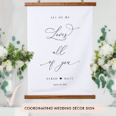 おパーソナライズされた前の胸の結婚印だ 吊り下げ型タペストリー