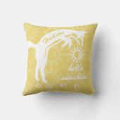 おパーソナライズされた前は俺のサンシャインキツネの跡だ クッション (裏面)