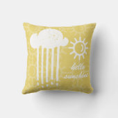 おパーソナライズされた前は俺の天照弱虫の跡だ クッション (裏面)