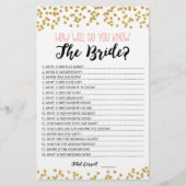 おパーソナライズされた前は花嫁の試合をどれだけ知っているか (正面)