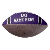 おパーソナライズされた客様のカラーと文字でサッカーボール アメリカンフットボール (回転270)