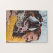 おパーソナライズされた客様の写真と遊共に ジグソーパズル (横)