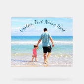 おパーソナライズされた客様の写真アクリルサインカスタム文字 アクリルサイン (正面)