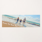 おパーソナライズされた客様の写真ヨガマットとカスタム文字 ヨガマット (裏面(横))