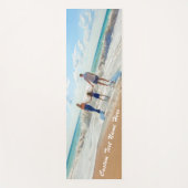 おパーソナライズされた客様の写真ヨガマットとカスタム文字 ヨガマット (正面)