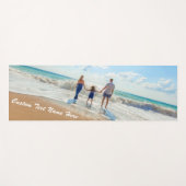 おパーソナライズされた客様の写真ヨガマットとカスタム文字 ヨガマット (正面(横))