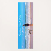 おパーソナライズされた客様の写真ヨガマットと文字 ヨガマット (正面)