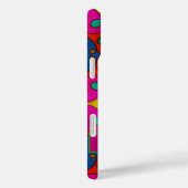 おパーソナライズされた客様の名前のカラーパターン Case-Mate iPhoneケース (裏面 / 右)