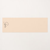 おパーソナライズされた客様の名前を追加Pink ヨガマット (裏面(横))