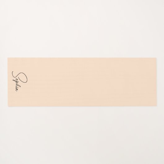 おパーソナライズされた客様の名前を追加Pink ヨガマット (裏面(横))