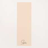 おパーソナライズされた客様の名前を追加Pink ヨガマット (正面)