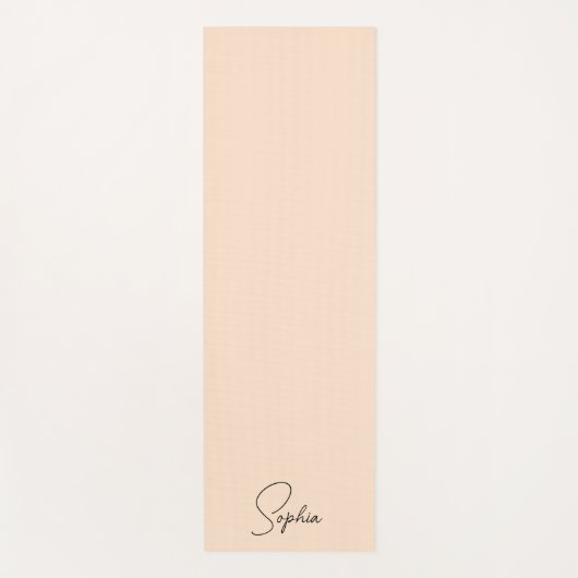 おパーソナライズされた客様の名前を追加Pink ヨガマット (正面)
