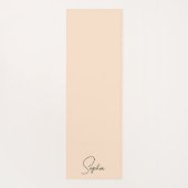 おパーソナライズされた客様の名前を追加Pink ヨガマット (裏面)