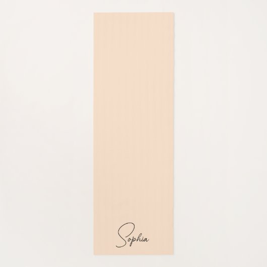 おパーソナライズされた客様の名前を追加Pink ヨガマット (裏面)